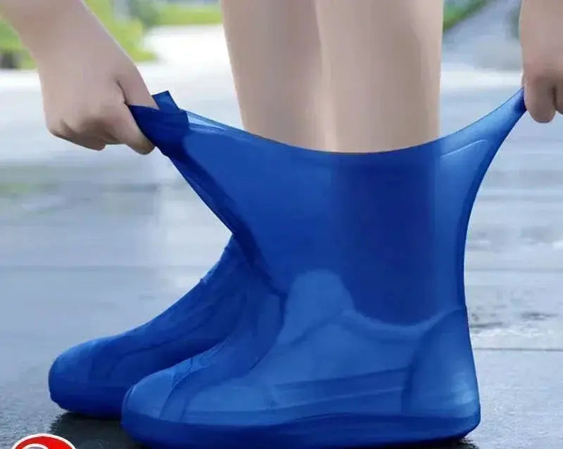 Latex Waterproof Overshoes For Outdoor Rain Gear Shoe Covers For Rainy Day Protection 1 Pair