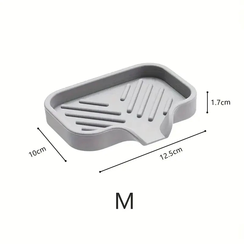 SiliconeEase Faucet Mat And Kitchen Sink Tray All In One Drain Pad For Soap Sponge Drying On Countertop