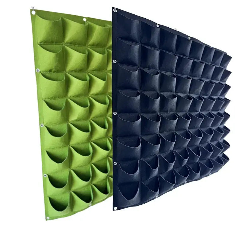 Wall Hanging Pockets Planting Bags Vertical Garden Planter Indoor Outdoor Use Home Decor Grow Bags