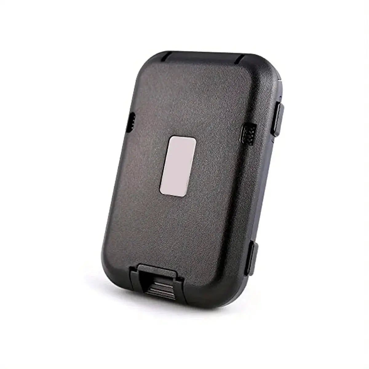 Metal RFID-block minimalist wallet Simples Market black aluminum with cash clip