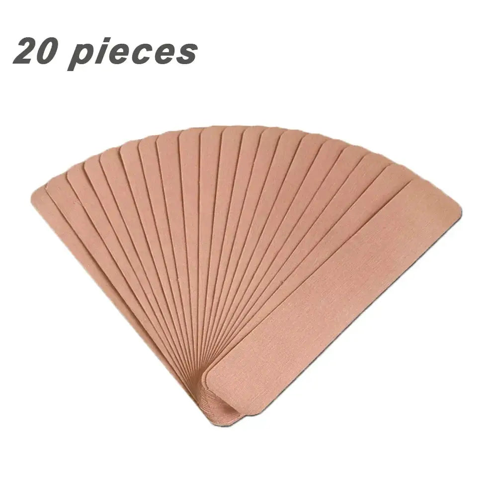 Kinesiology tape Pro Athletic 20 precut strips in nude color for muscle and joint support