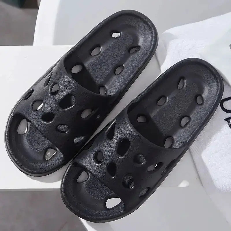 Unisex EVA Slippers Anti Slip Sandals For Men Women Indoor Bathroom Beach Flip Flops Summer Comfort