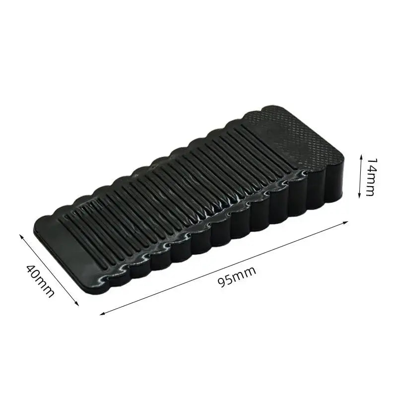 Silicone Door Stop Wedge Safety Stoppers Reusable Shock Absorbent For Home And Office Anti Slamming Door Stopper