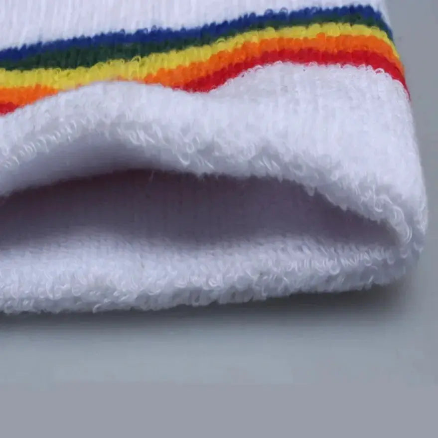 Fashion Sports Headband And Wristband Towel Set Sweatband Cotton Blend For Women And Men Cycling Gym Basketball Tennis