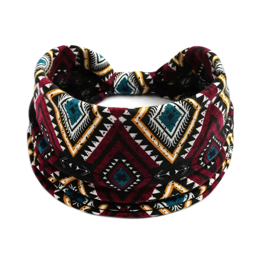 Zenora Wide Headband Non Slip Elastic Knot Hair Band For Yoga And Summer Sports Wear