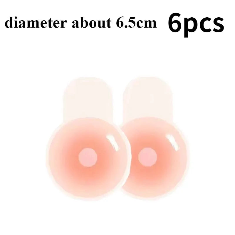 Reusable Silicone Nipple Covers For Women Soft Nipple Pasties Breast Petals Invisible Under Clothing Strapless Bra