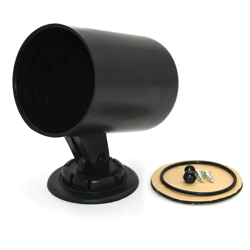 2'' 52mm air-fuel ratio and voltmeter gauge housing with mounting bracket; includes screws and gasket