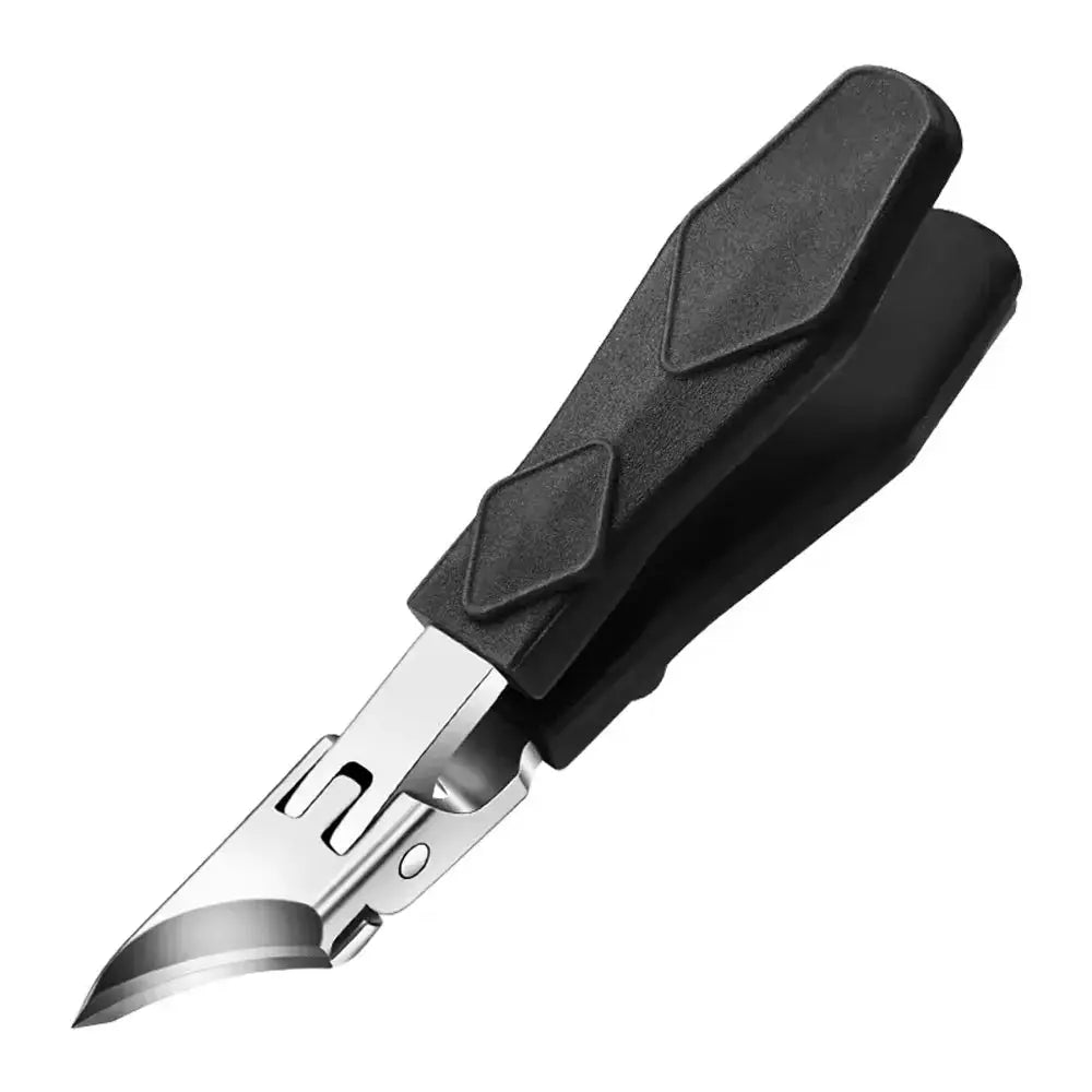 Original Large Opening Pointed Nose Nail Clippers With Beveled Edges Stainless Steel Nail Cutters For Household Pedicure