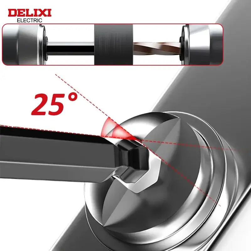 Delixi Electric Allen Key Set Hex Wrench Kit With Sleeve Universal Torque Long Metric For Motorcycles And Bicycles