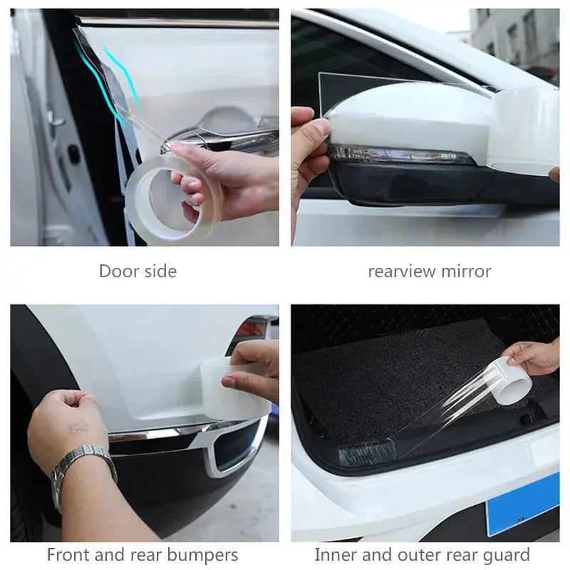 AutoShield Car Door Sill Protector Universal Edge Sticker Anti Scratch Waterproof Protection
