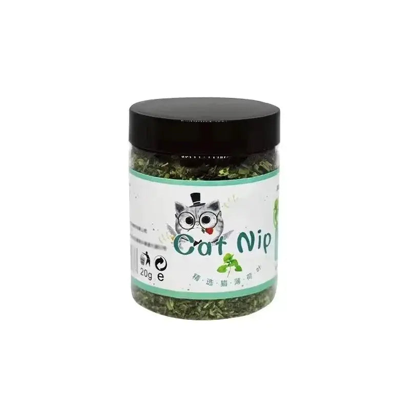Catnip jar by Simples Market, organic 100% natural catnip with mint flavor, 20 g