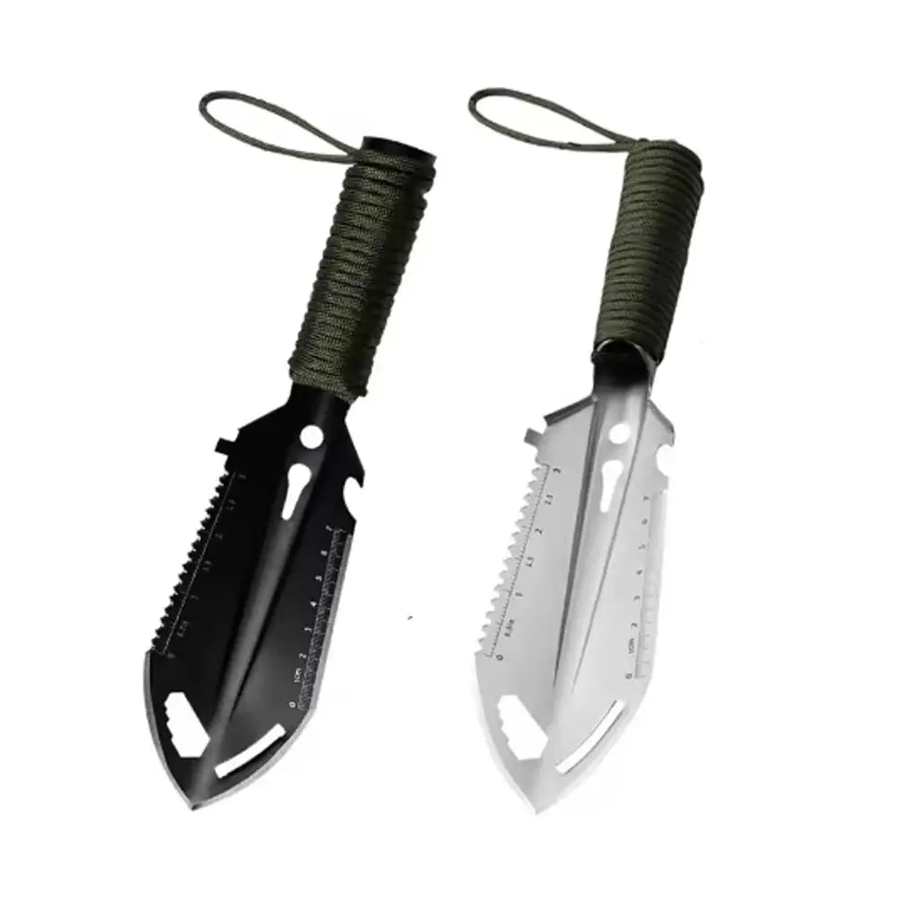 Six In One Folding Military Shovel Engineer Shovel For Camping Outdoors Survival Multi Tool Pickaxe Saw Hex Wrench