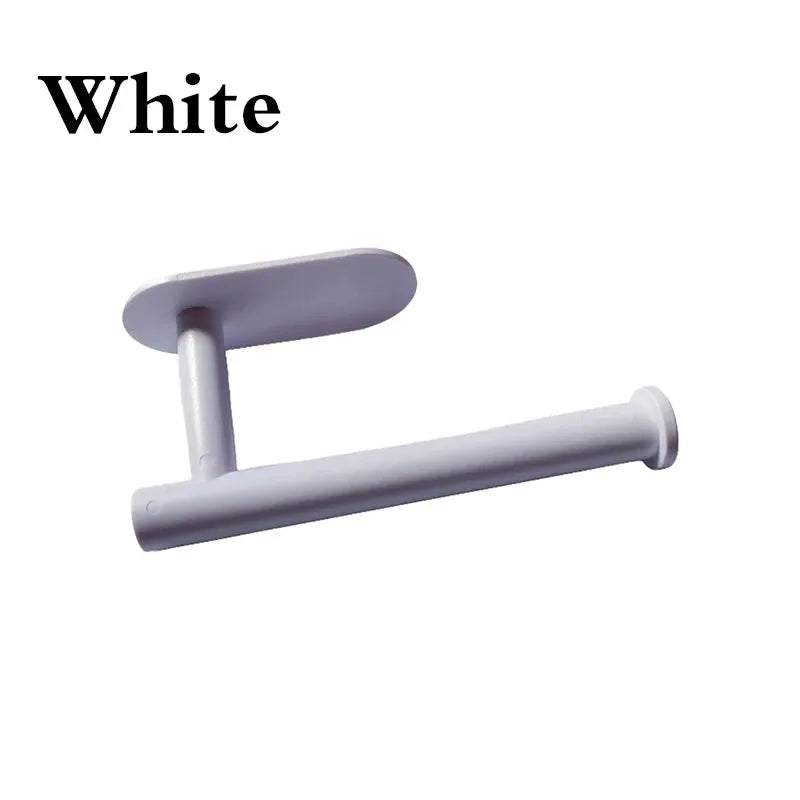 Adhesive Paper Towel Holder And Toilet Roll Dispenser For Kitchen Bathroom Cabinet Storage Napkin Rack