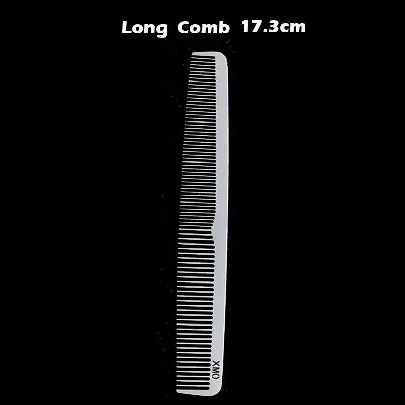 Brainbow titanium steel comb, 17.3 cm long, anti-static and ultra-thin professional salon tool