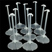 10 Or 20 PCS Transparent Stand Supports For Dolls And Figures Clear Display Holder For Mannequins