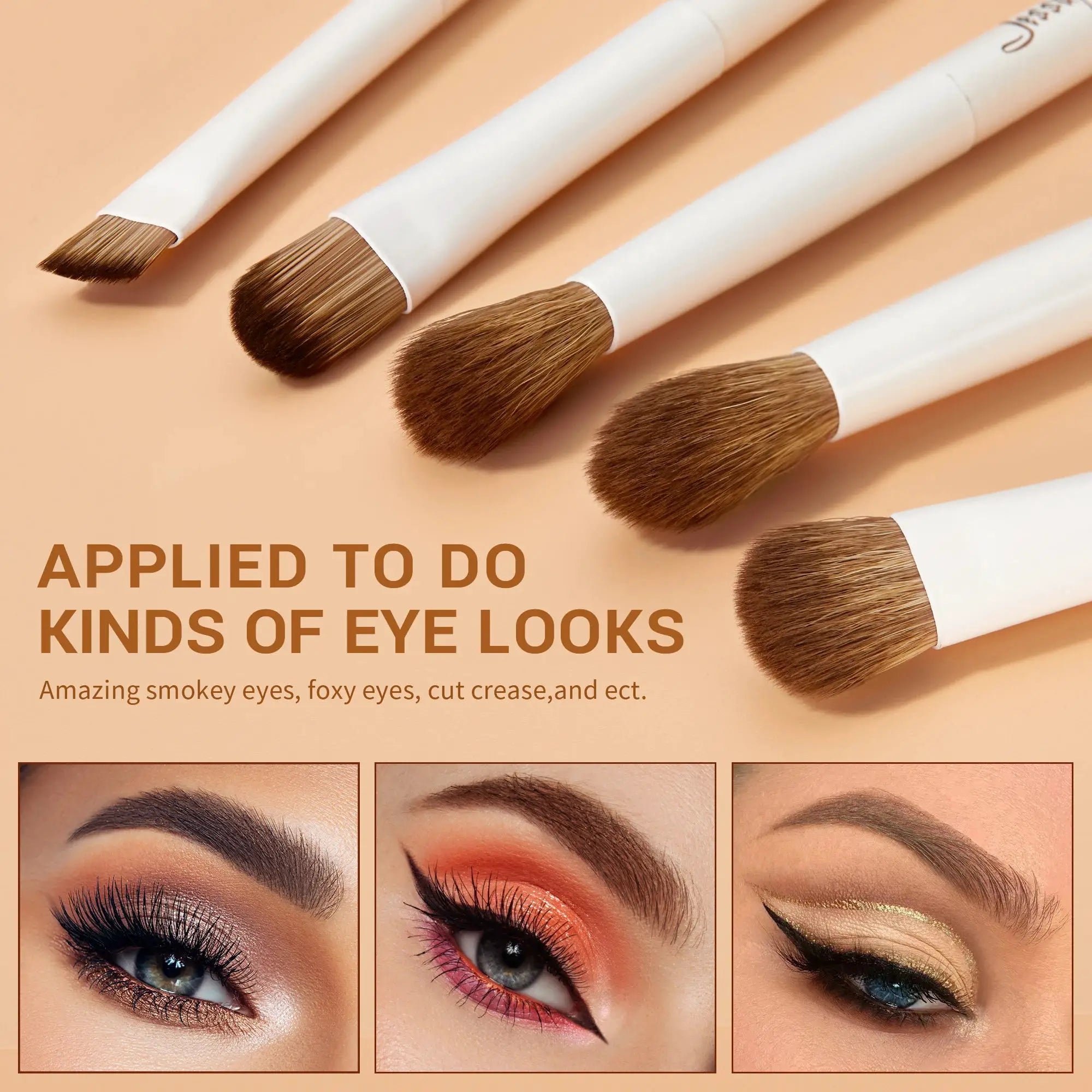 Jessup 14 Piece Synthetic Makeup Brush Set For Face And Eye Kit Flawless Professional Results