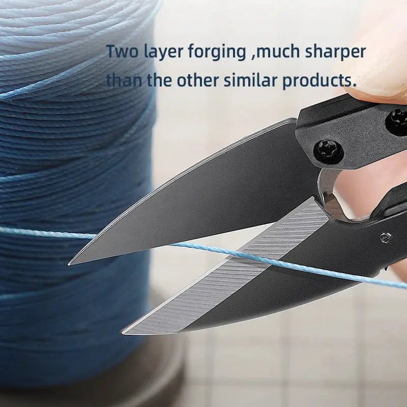 WUTA Antirust Thread Scissors Cutter For Sewing And Tailoring U Shape Nippers With Rustproof Metal Blade