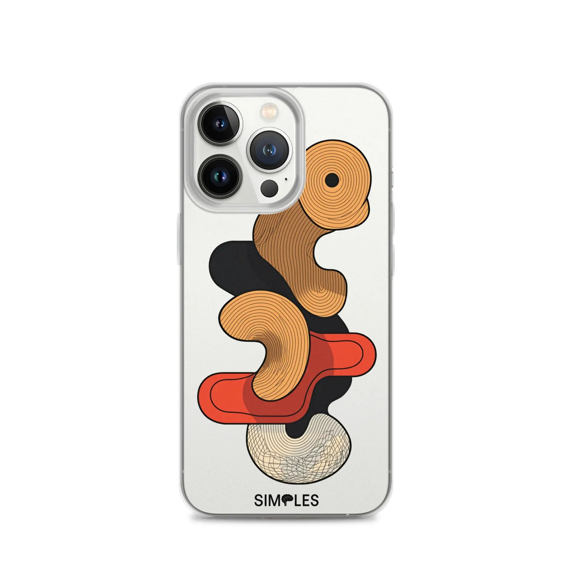 Clear Case for iPhone® by Simples Market; transparent protective cover with camera cutout