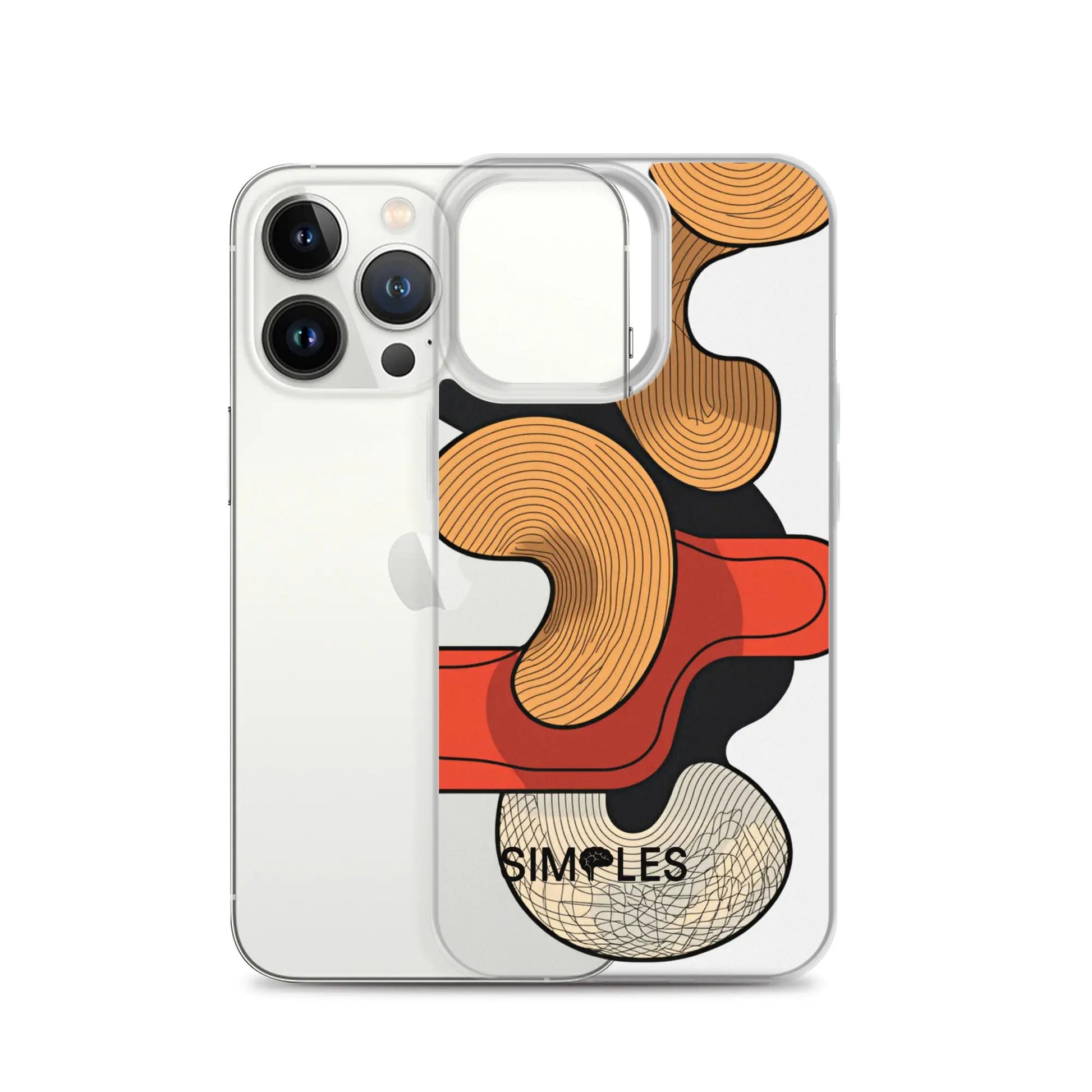 Clear Case for iPhone by Simples Market; transparent bumper with edge protection