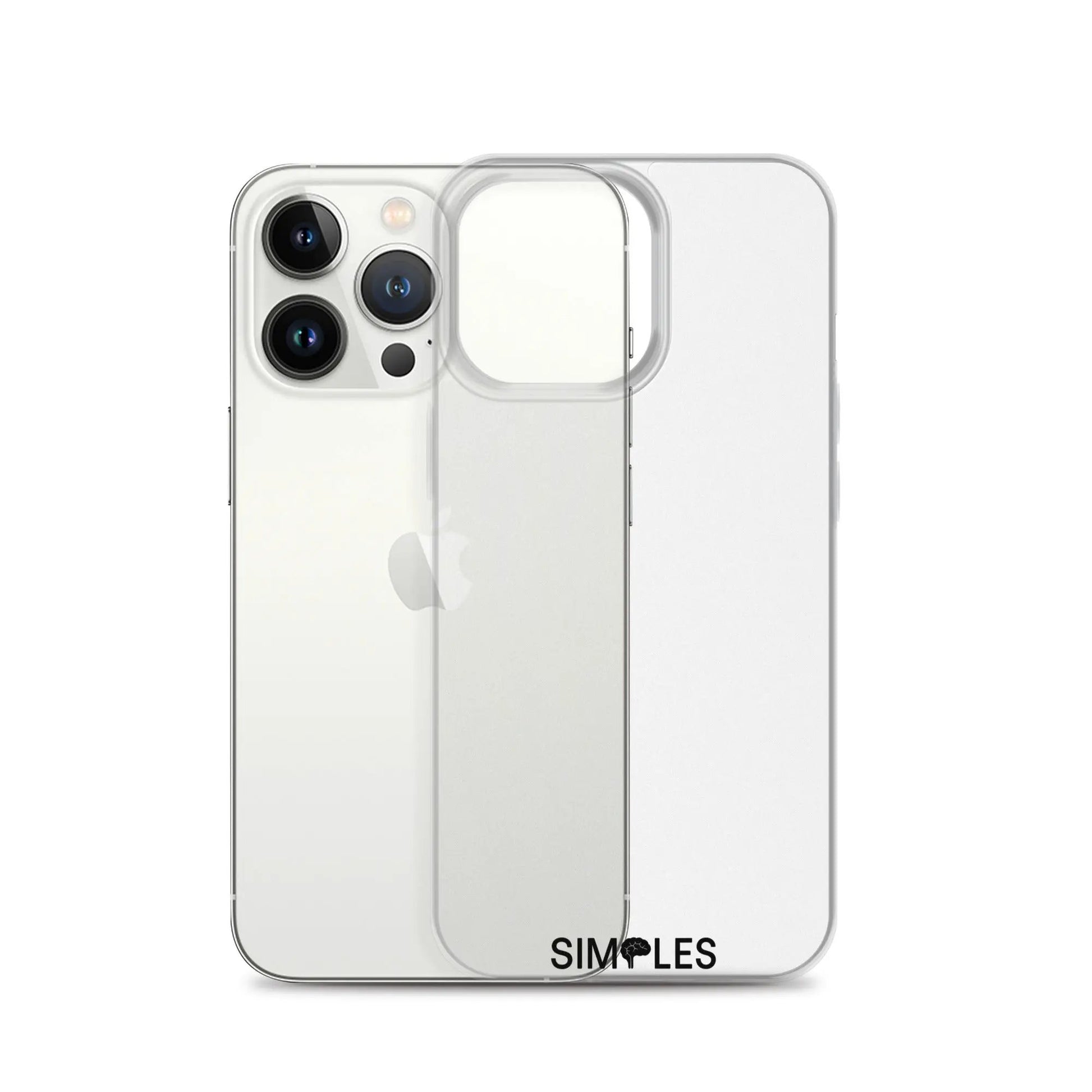 Clear iPhone case set (3-pack) by Simples Market, transparent protection