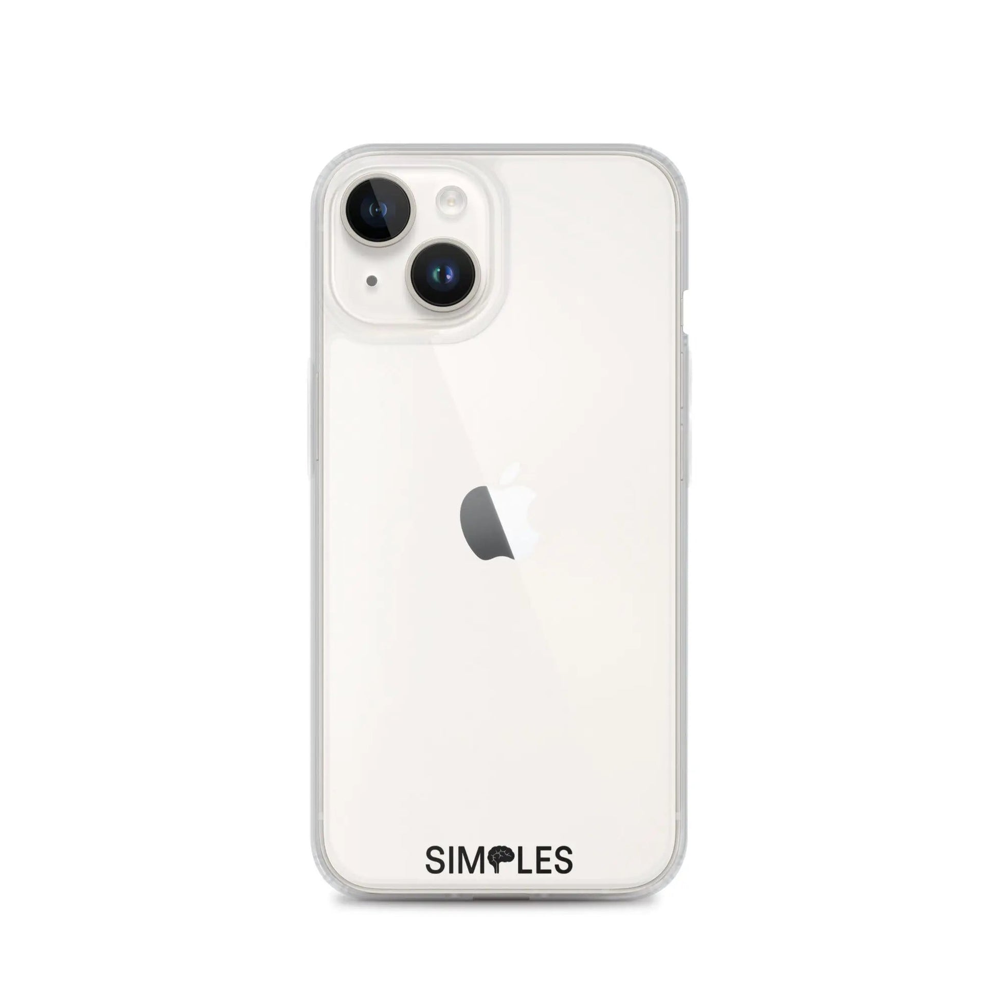 Clear Case for iPhone by Simples Market; transparent protective shell with camera cutouts