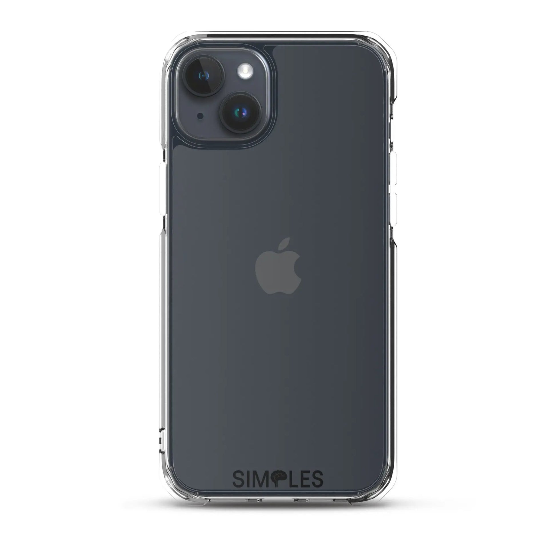 Clear case for iPhone by Simples Market; transparent, protective bumper around camera module