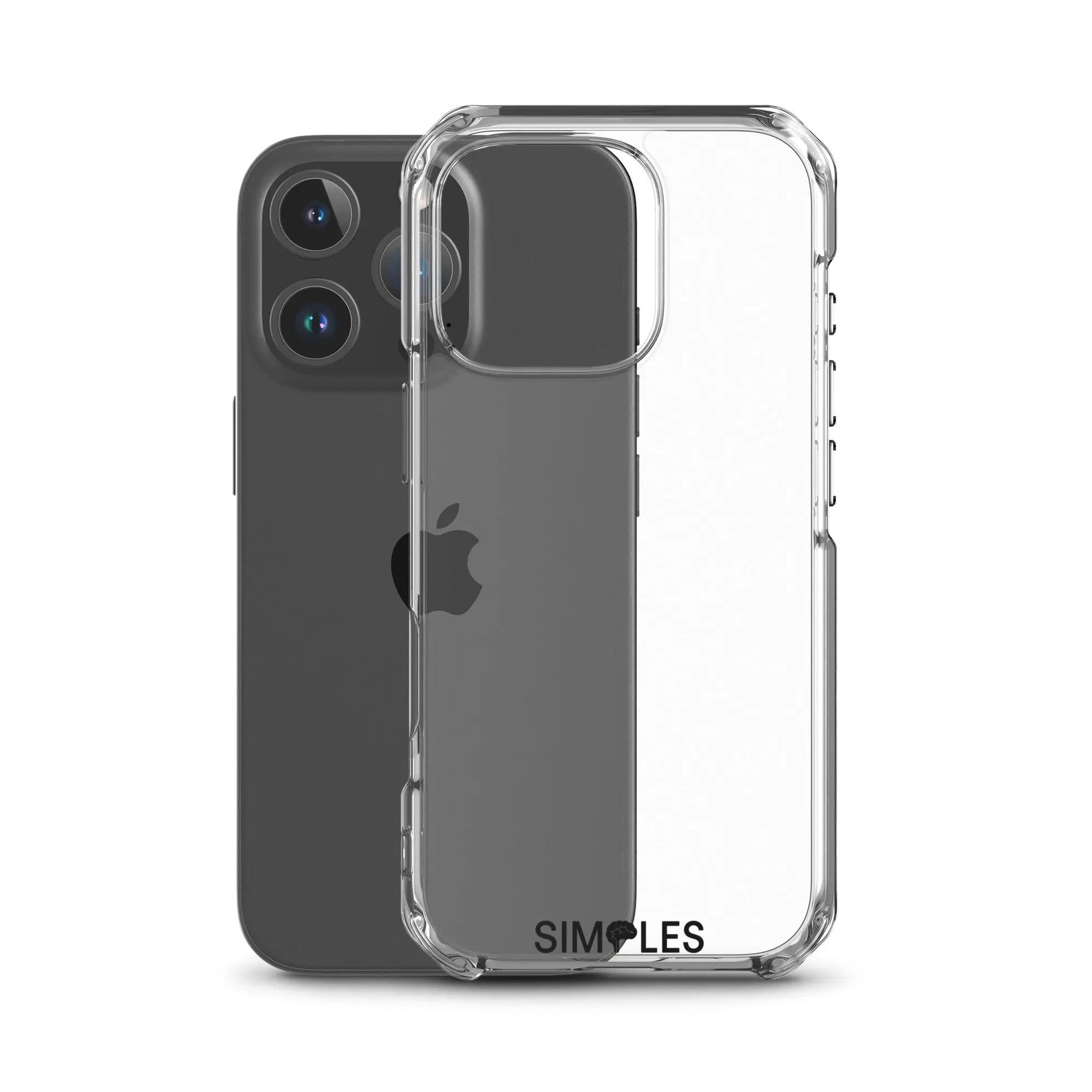Clear Case for iPhone by Simples Market, transparent protective shell