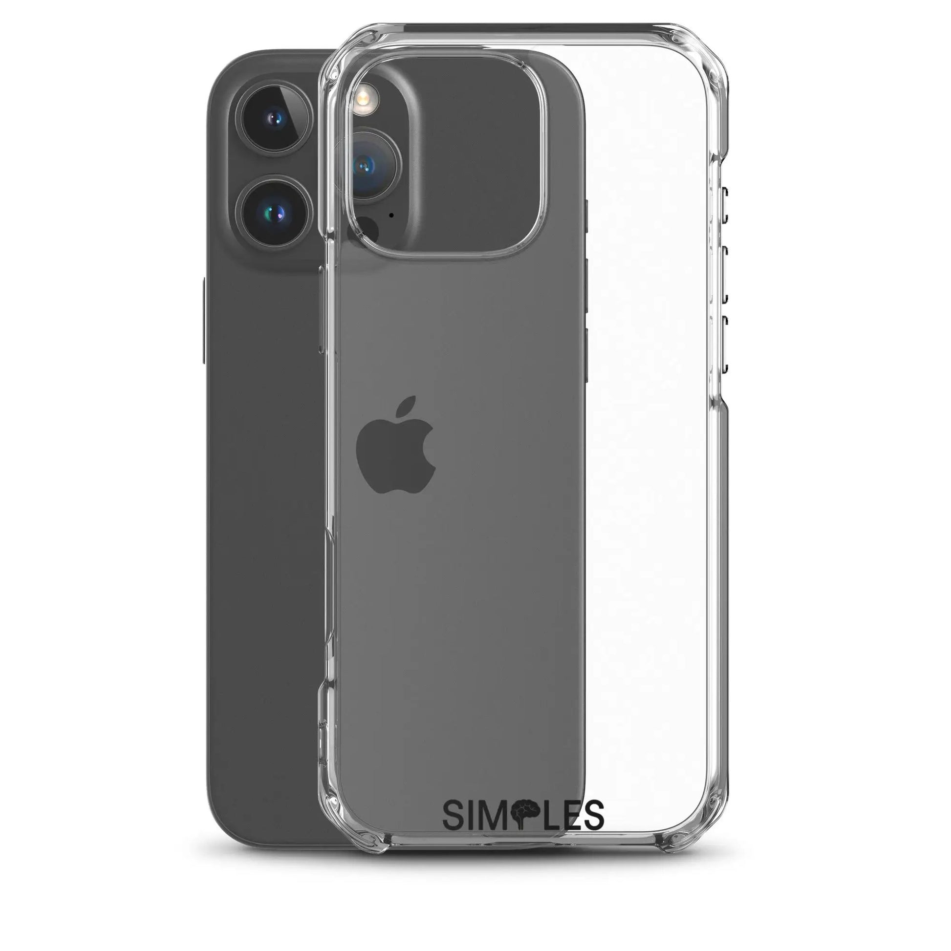 Clear iPhone case by Simples Market; transparent protective shell
