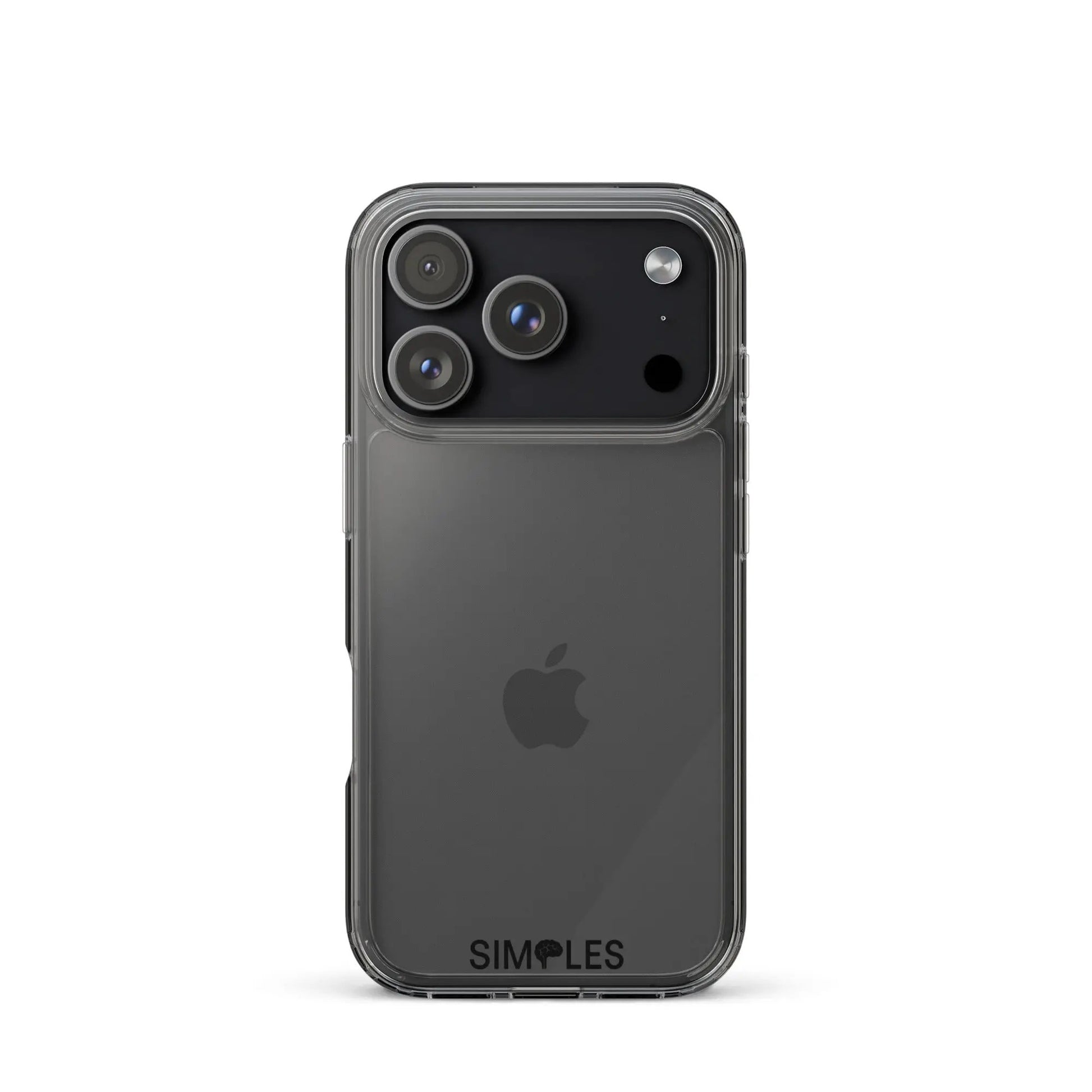 Clear iPhone case by Simples Market with transparent bumper and camera cutouts