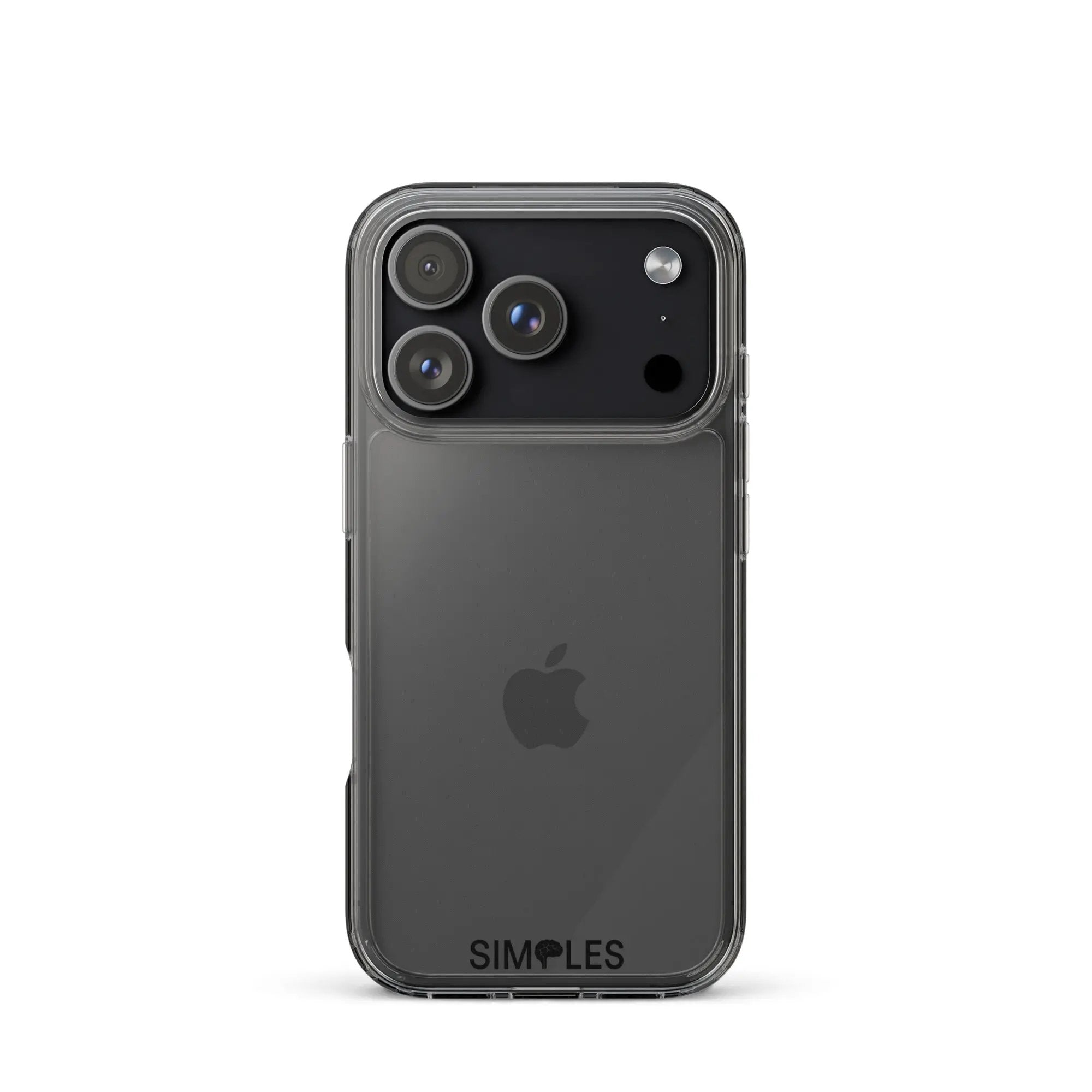 Clear iPhone case by Simples Market with transparent bumper and camera cutouts