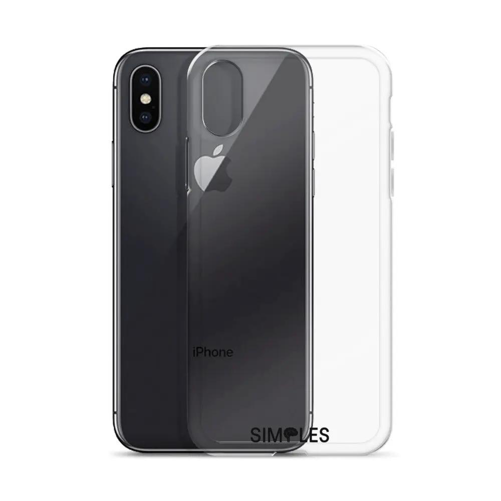 Clear iPhone case by Simples Market, transparent protective shell