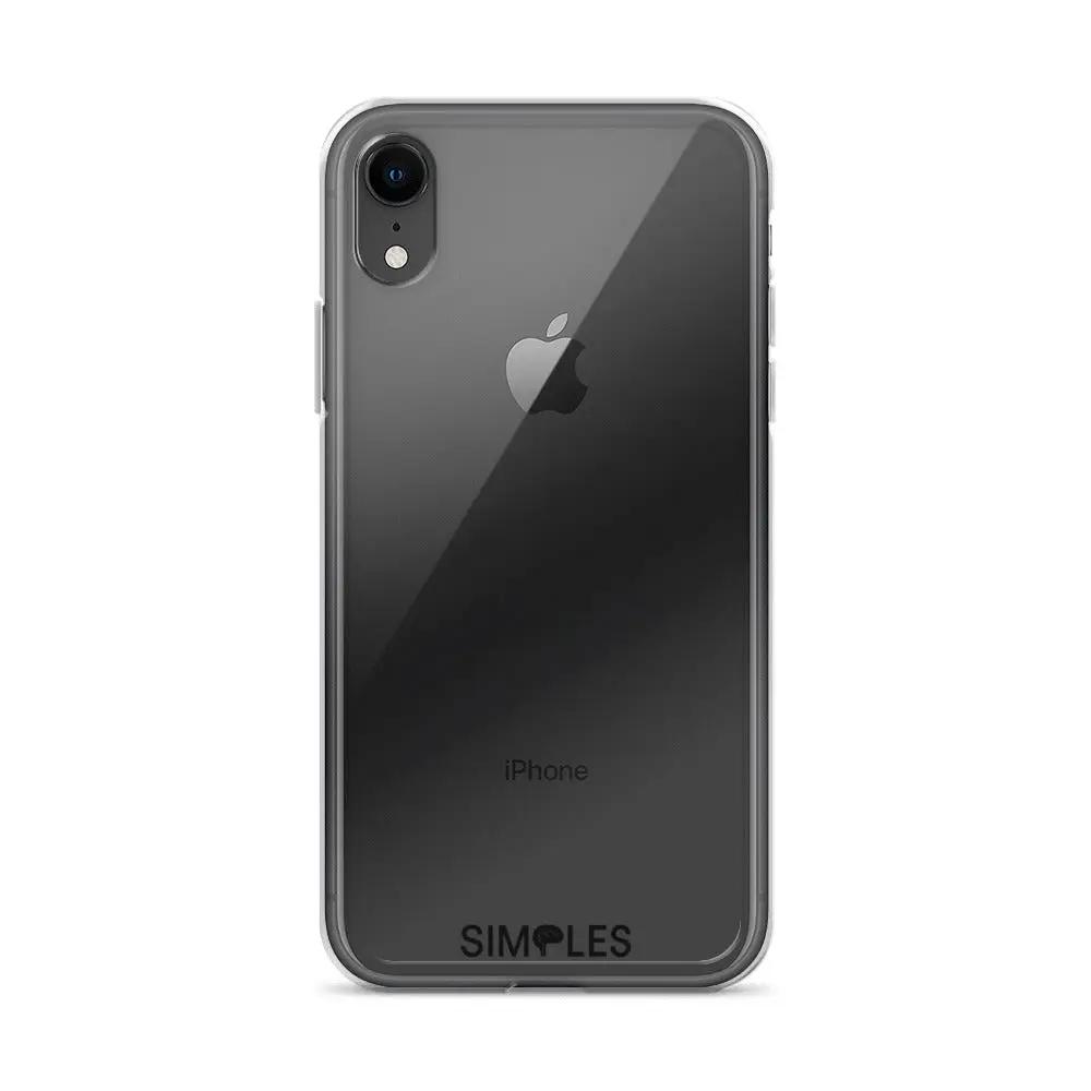 Clear Case for iPhone by Simples Market, transparent back with SIMPLES logo