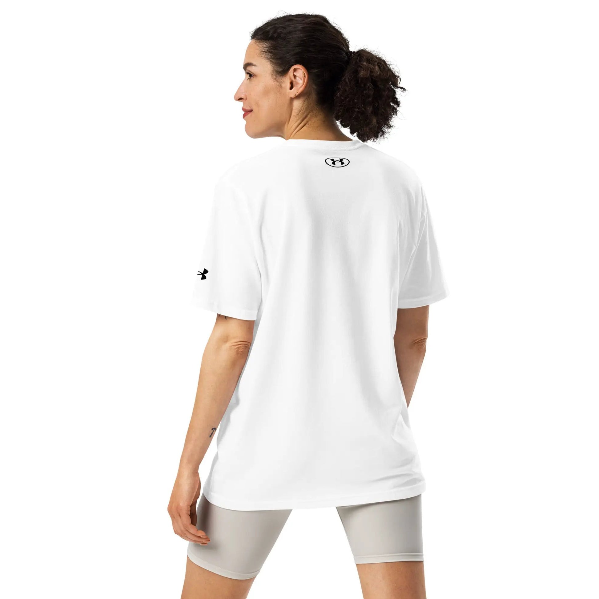 Under Armour athletic t-shirt, white, with small UA logo on back